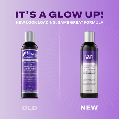 The Alpha Soft As Can Be Revitalize & Refresh 3-in-1 Co-Wash, Leave In, Detangler