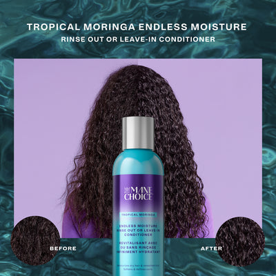 Tropical Moringa Sweet Oil & Honey Endless Moisture Rinse Out or Leave-In Conditioner